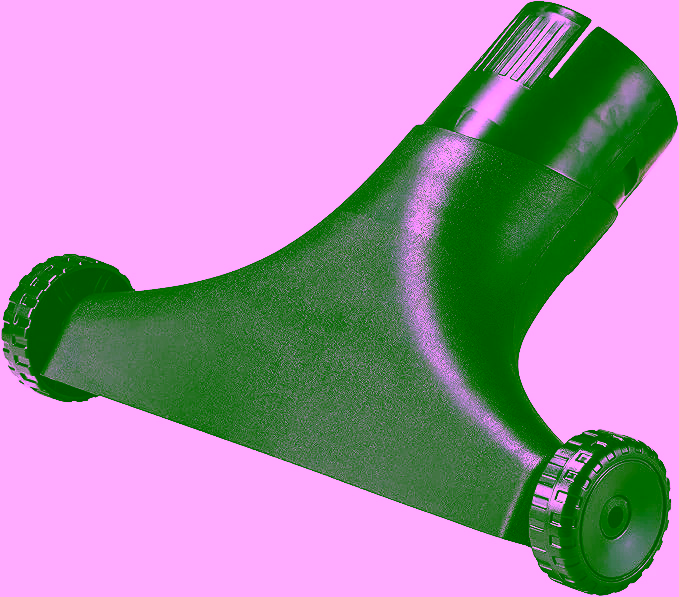 При использовании широкой насадки A-75524, устройство позволяет собирать пыль на большой площади