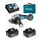 Аккумуляторная угловая шлифовальная машина Makita DGA504RFE